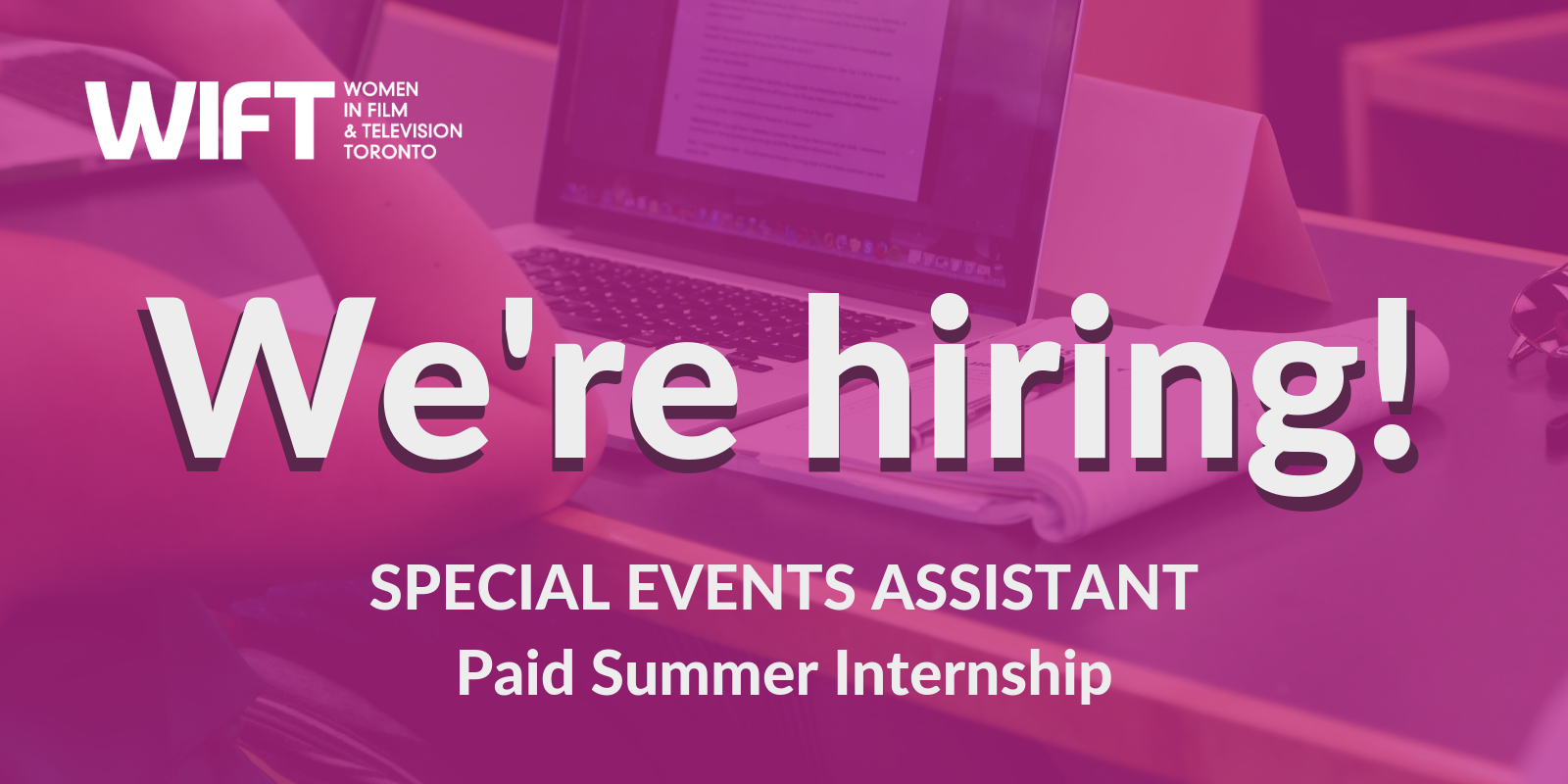 We're hiring: Special Events Assistant